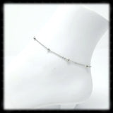 #MMA1- Chain Anklet- Silver