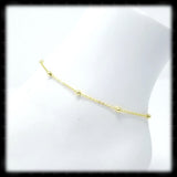 #MMA1G- Chain Anklet- Gold