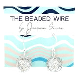 #MM9984- Crystal Nest Drop- Silver