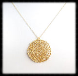 #MM12N- Mesh Round Chain- Gold