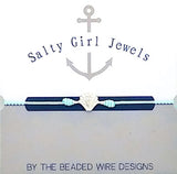 #SGB1- Adjustable Cord Bracelet- Shell