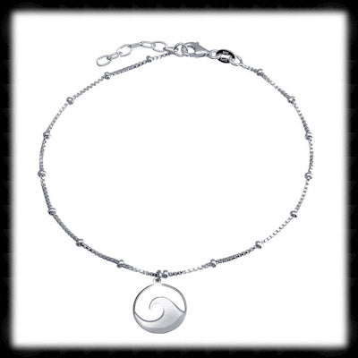#A12A- Wave Anklet