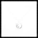 #SG054N- Wave Necklace- Silver