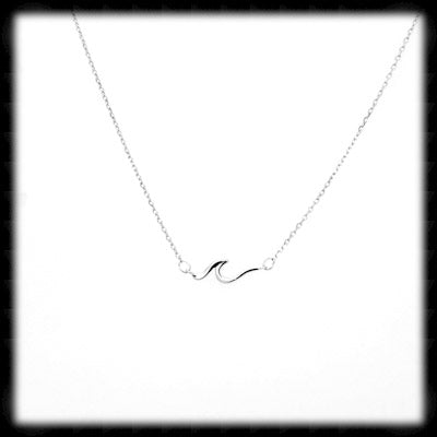 #N-MMW2- Wave Necklace- Petite