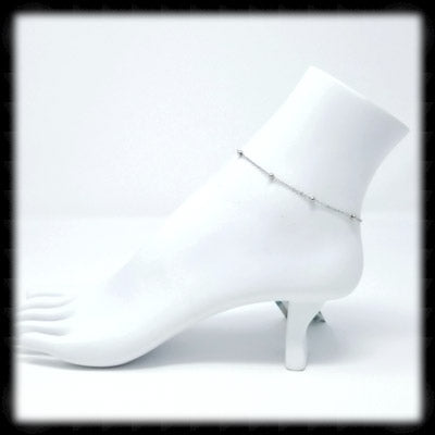 #MMA1- Chain Anklet- Silver