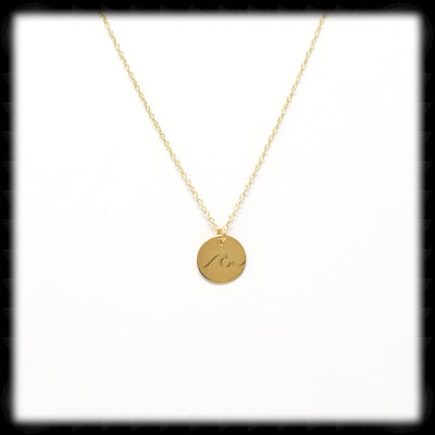 #SG01NG- Etched Wave Necklace- Gold
