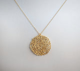 #MM12N- Mesh Round Chain- Gold